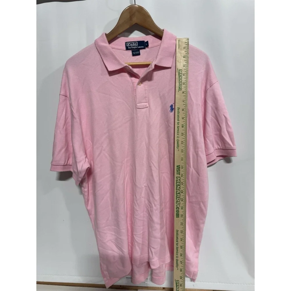 Polo Ralph Lauren Polo Shirt Mens Large  Classic Fit Blue Pony Casual Golf
